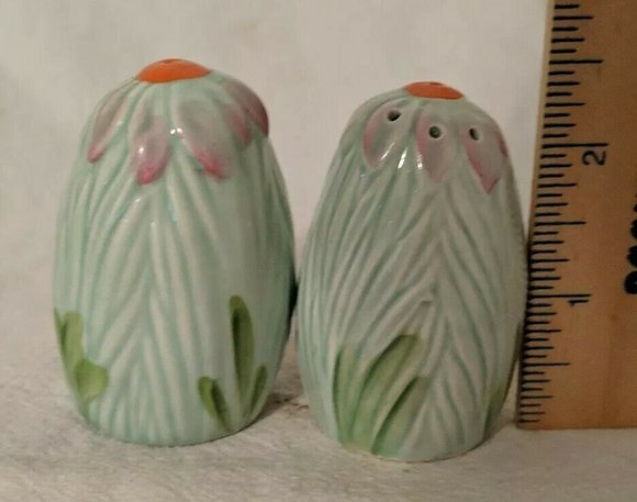 Beswick Wayside Cruet set 1930's pepper salt mustard base Nevada Silver d&a UK - Picture 10 of 12